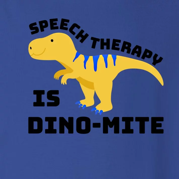 Speech Therapist Speech Therapy Is Dinogiftmite Gift Toddler Long Sleeve Shirt