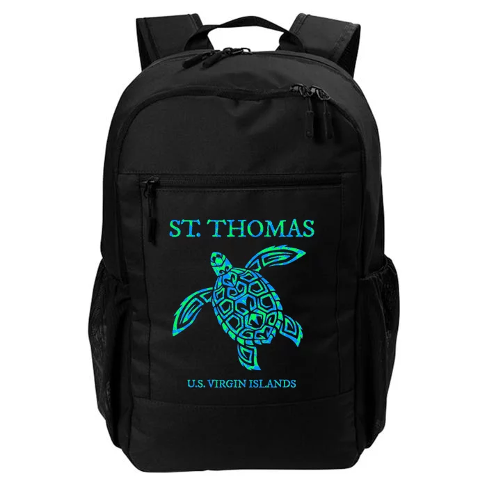 St Thomas Sea Turtles Usvi Vacation Souvenir Daily Commute Backpack