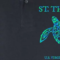 St Thomas Sea Turtles Usvi Vacation Souvenir Softstyle Adult Sport Polo