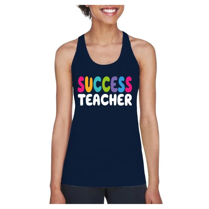 Success Teacher Women's Racerback Tank