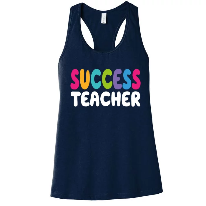 Success Teacher Women's Racerback Tank