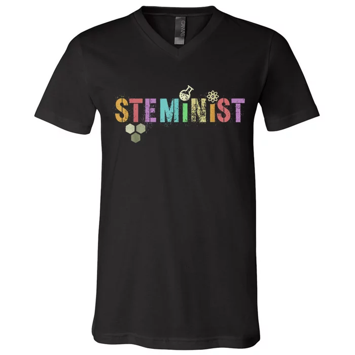 STEMINIST Technology Student V-Neck T-Shirt