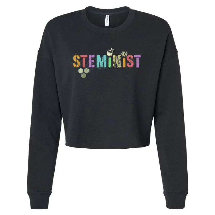 STEMINIST Technology Student Cropped Pullover Crew