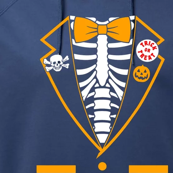 Skeleton Tuxedo Performance Fleece Hoodie