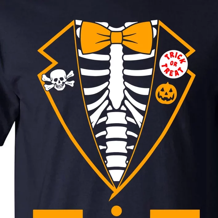 Skeleton Tuxedo Tall T-Shirt