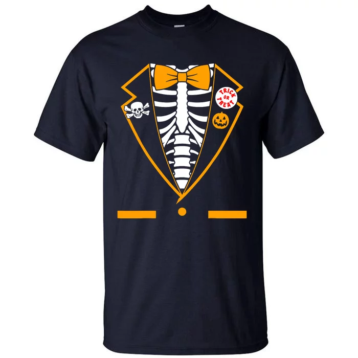 Skeleton Tuxedo Tall T-Shirt