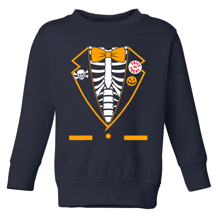 Skeleton Tuxedo Toddler Sweatshirt