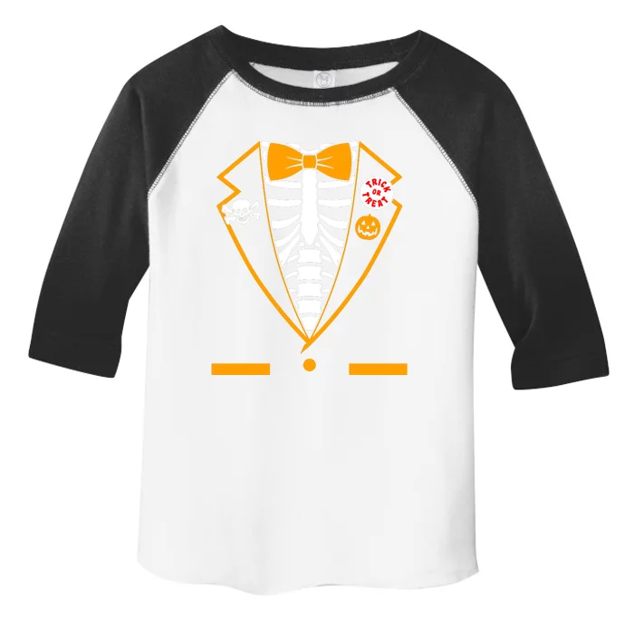 Skeleton Tuxedo Toddler Fine Jersey T-Shirt