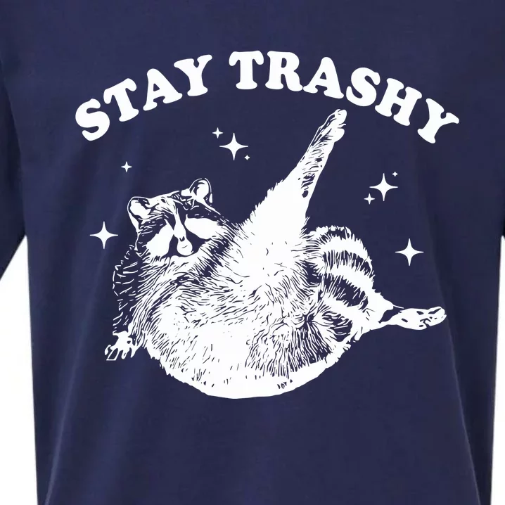 Stay Trashy Sueded Cloud Jersey T-Shirt