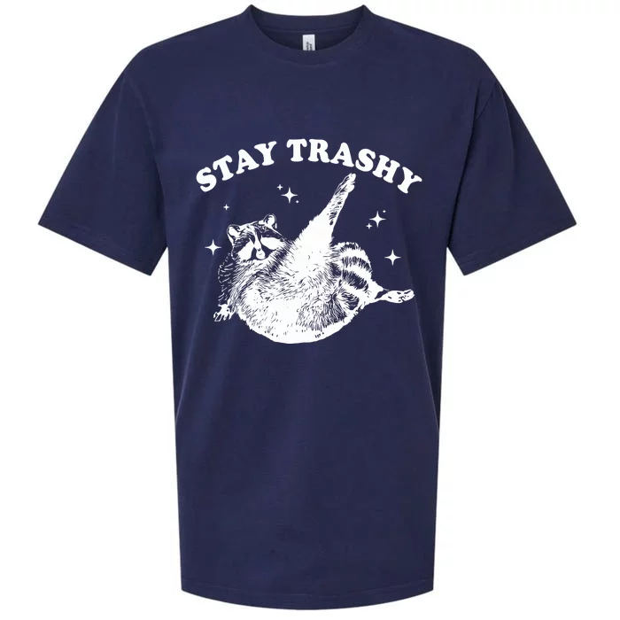 Stay Trashy Sueded Cloud Jersey T-Shirt