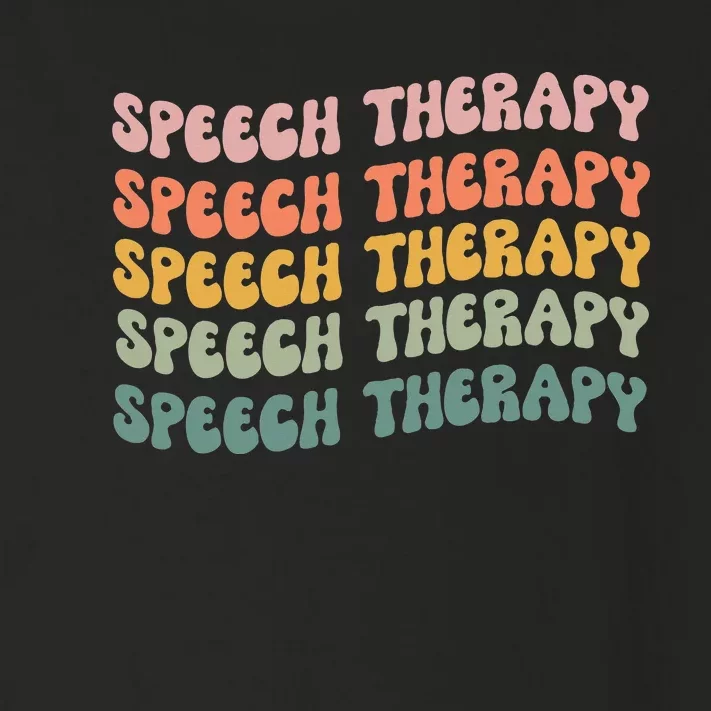 Speech Therapy Speech Language Pathologist Slp Team Toddler Long Sleeve Shirt