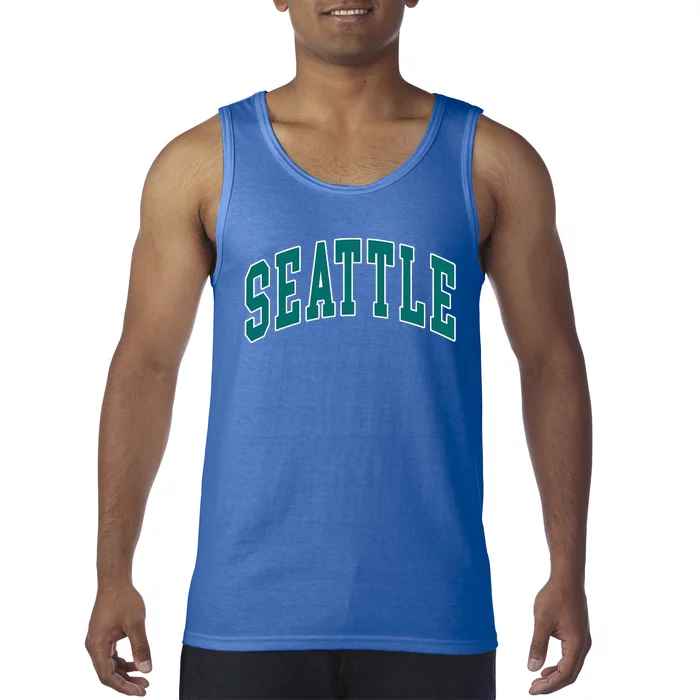 Seattle Text Tank Top