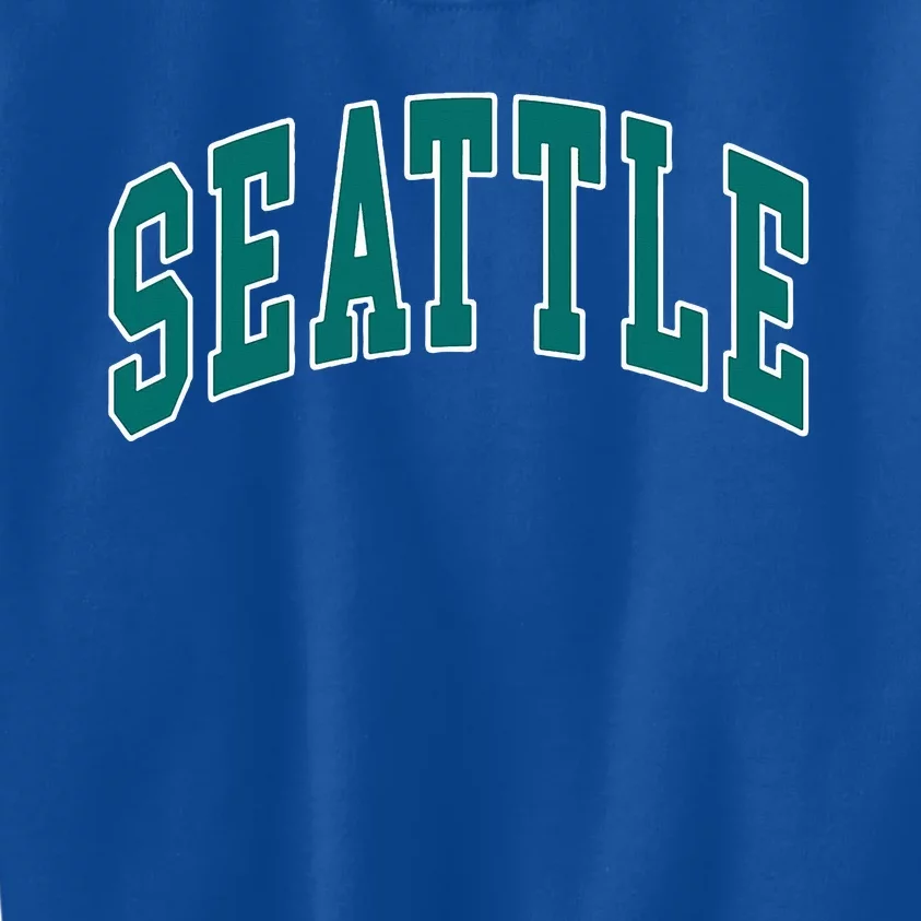 Seattle Text Kids Sweatshirt