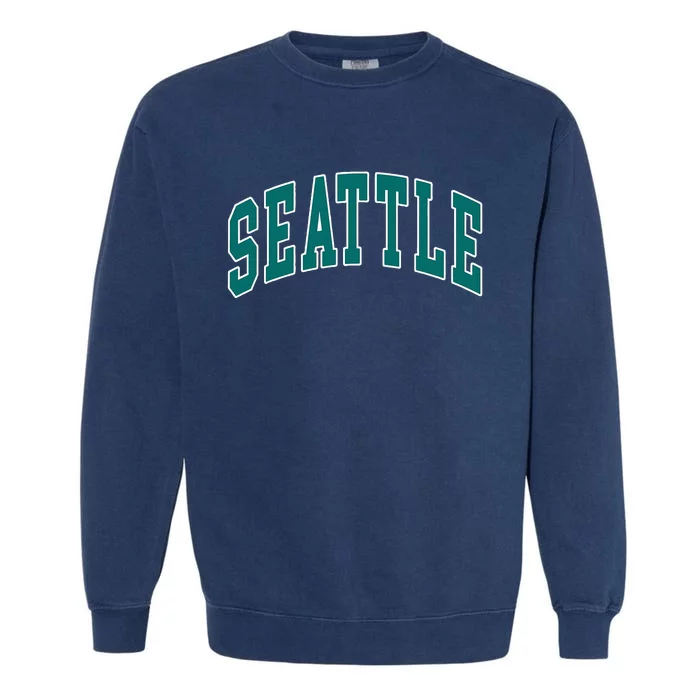 Seattle Text Garment-Dyed Sweatshirt