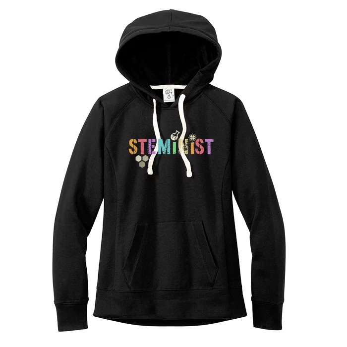 STEMINIST Technology Student STEM Teacher Women Engineering Women's Fleece Hoodie