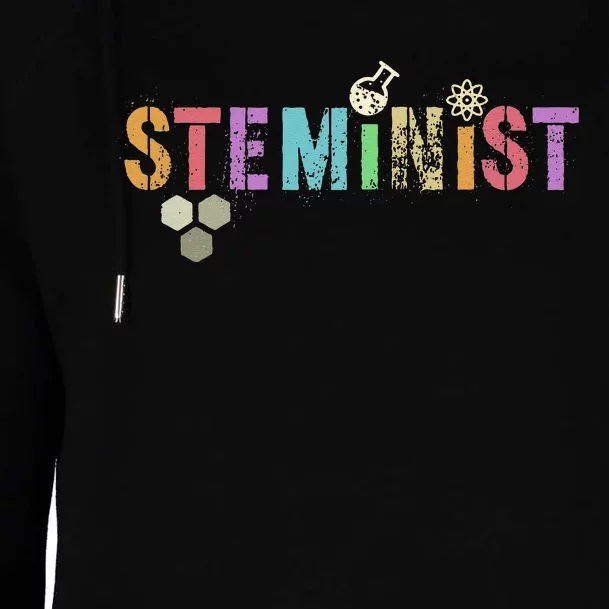 STEMINIST Technology Student STEM Teacher Women Engineering Womens Funnel Neck Pullover Hood