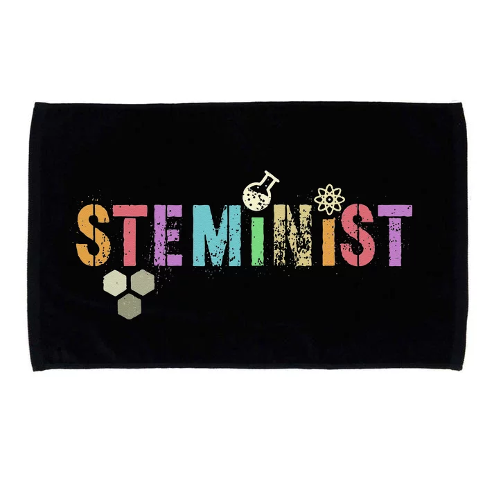 STEMINIST Technology Student STEM Teacher Women Engineering Microfiber Hand Towel