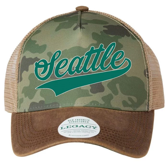 Seattle Text Legacy Tie Dye Trucker Hat