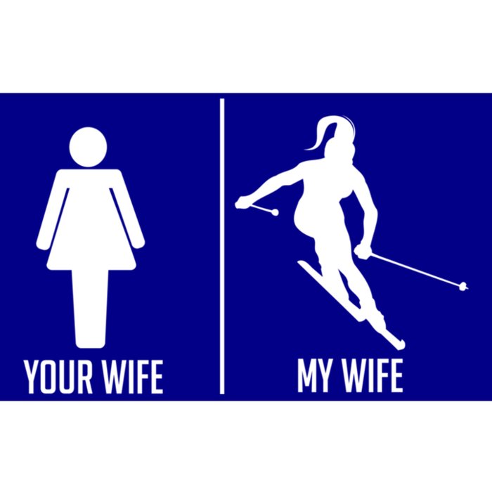 Ski Trip Skiing Wife Husband Marriage Gift Bumper Sticker