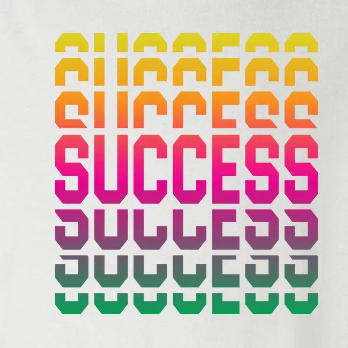 Success Typography Toddler Long Sleeve Shirt