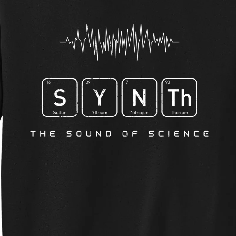 Synth The Sound Of Science Tall Sweatshirt