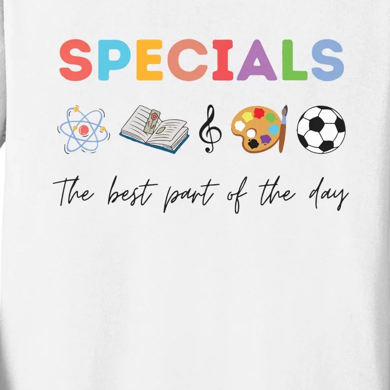 Specials Teacher Squad Kids Long Sleeve Shirt