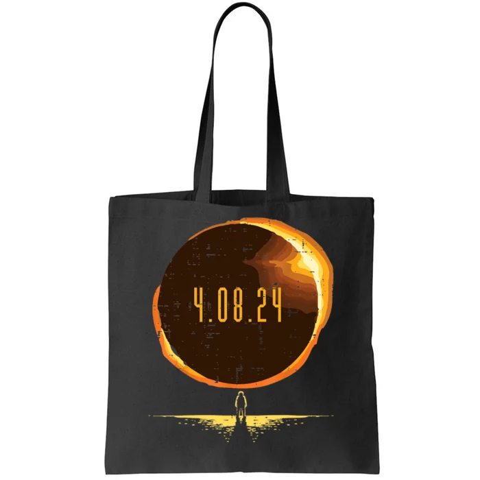 Sun Total Solar Eclipse 2024 Totality April 8 Tote Bag