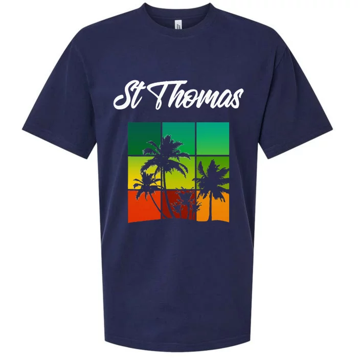 St Thomas Souvenir Cool Virgin Islands Vacation Sueded Cloud Jersey T-Shirt