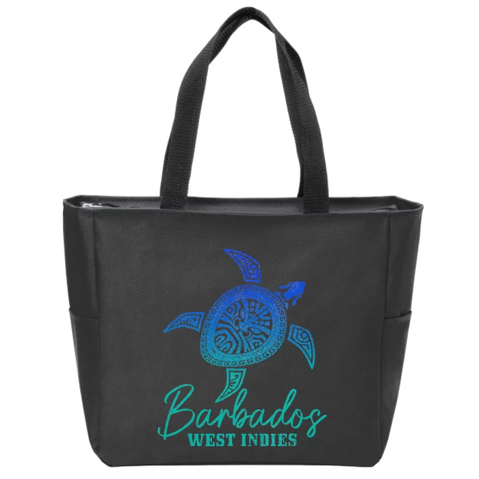 Swimming Turtle Scuba Diver Underwater Dive Diving Zip Tote Bag