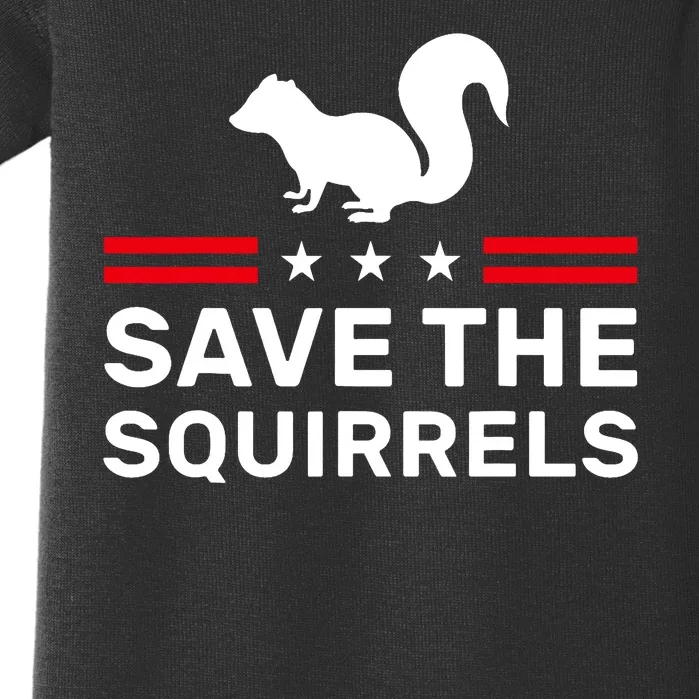 Save The Squirrels Justice For Peanut Baby Bodysuit