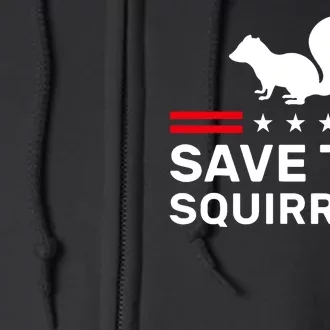 Save The Squirrels Justice For Peanut Full Zip Hoodie