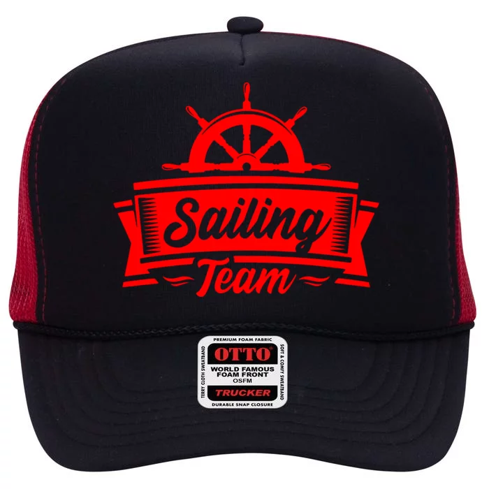 Sailing Team High Crown Mesh Trucker Hat