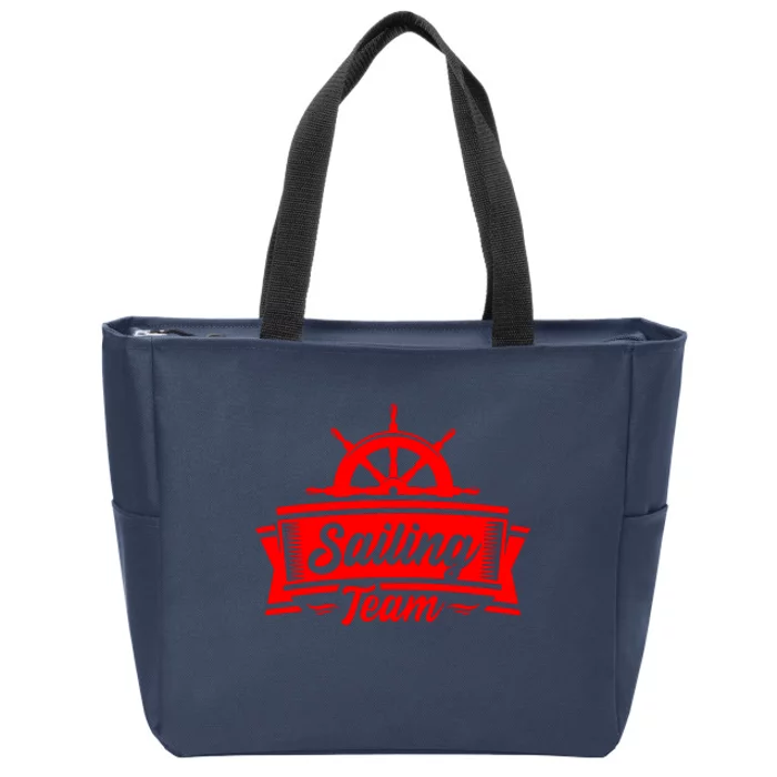 Sailing Team Zip Tote Bag