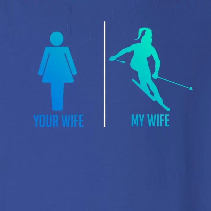 Ski Trip Skiing Wife Husband Marriage Gift Toddler Long Sleeve Shirt