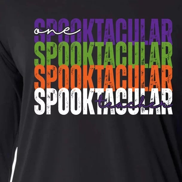 Sppoktacular Teacher Cooling Performance Long Sleeve Crew