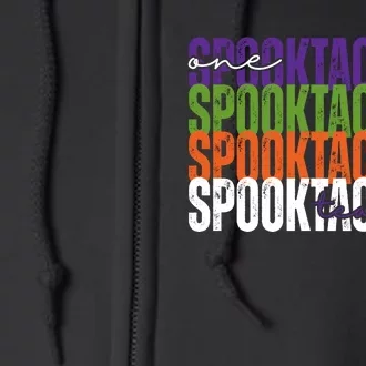 Sppoktacular Teacher Full Zip Hoodie