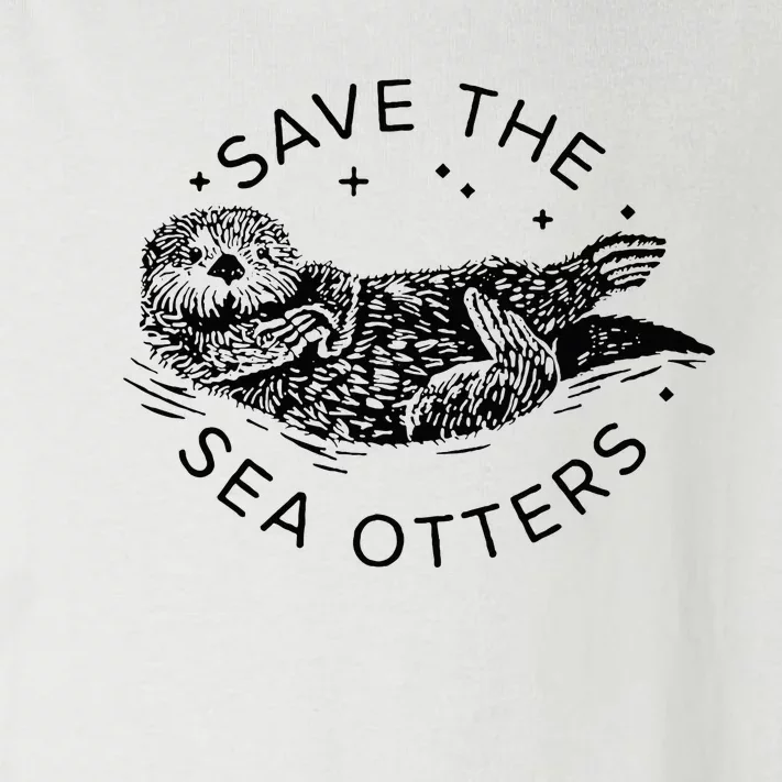 Save The Sea Otters Toddler Long Sleeve Shirt