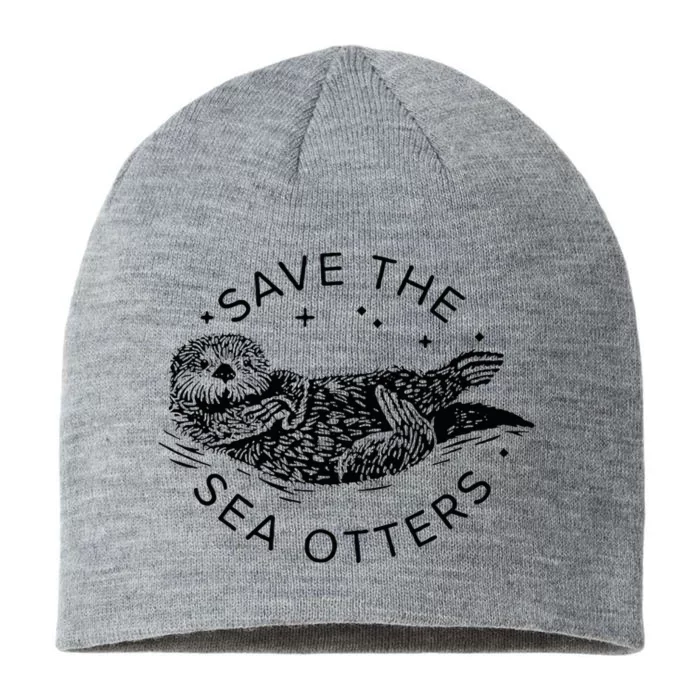 Save The Sea Otters 8 1/2in Sustainable Knit Beanie