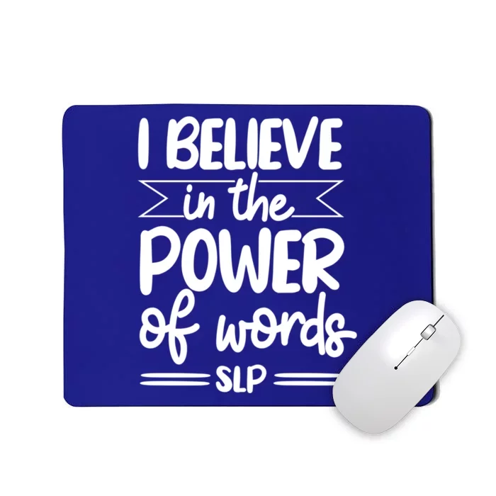 Speech Therapist Speechgiftlanguage Pathologist Slp Pathology Cool Gift Mousepad