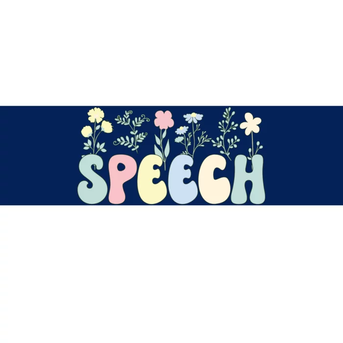 Speech Therapists Speech Language Pathologist SLP Bumper Sticker