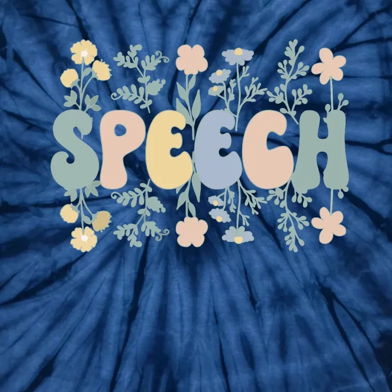 Speech Therapists Speech Language Pathologist SLP Tie-Dye T-Shirt