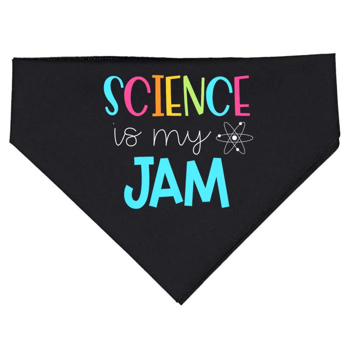 Science Teacher Science Is My Jam USA-Made Doggie Bandana