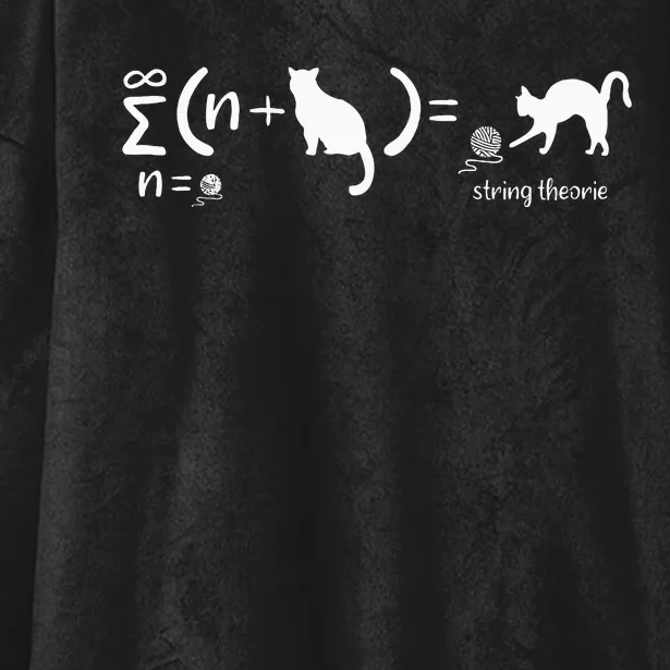 String Theory Science Nerd Physics SchrodingerS Cat Hooded Wearable Blanket