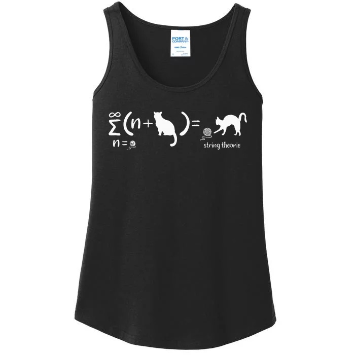 String Theory Science Nerd Physics SchrodingerS Cat Ladies Essential Tank