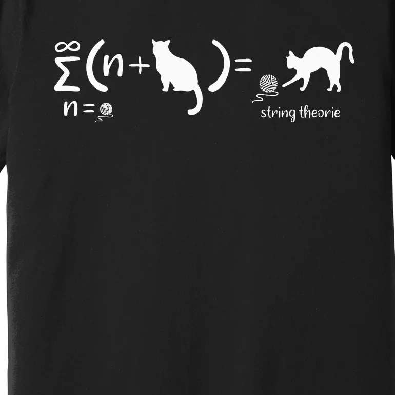 String Theory Science Nerd Physics SchrodingerS Cat Premium T-Shirt