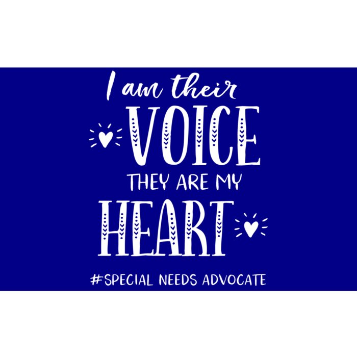 Sped Teacher Special Needs Advocate Gift I Am Their Voice Funny Gift Bumper Sticker