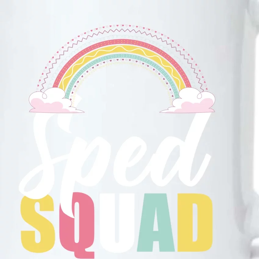 Sped Teacher Sped Squad Rainbow Special Education Teacher Gift Black Color Changing Mug