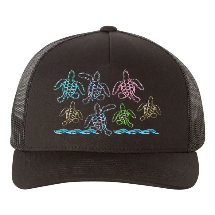 Sea Turtle Yupoong Adult 5-Panel Trucker Hat