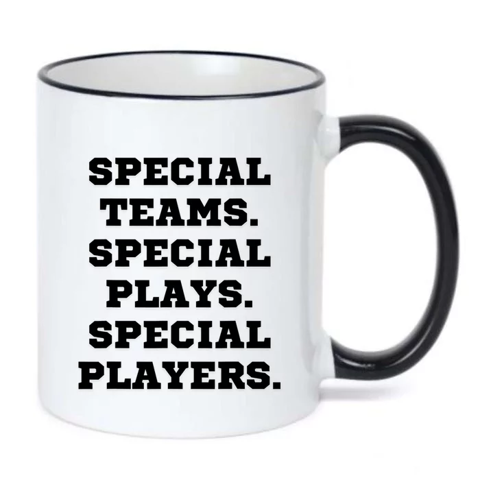 Special Teams Special Plays Special Players Funny Black Color Changing Mug