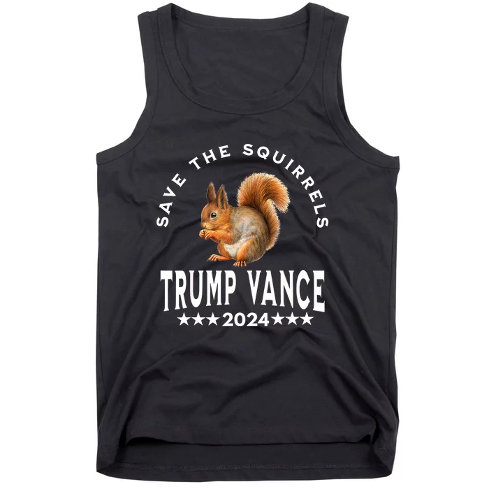 Save The Squirrels Save The Squirrels Trump Vance 2024 Gift Tank Top